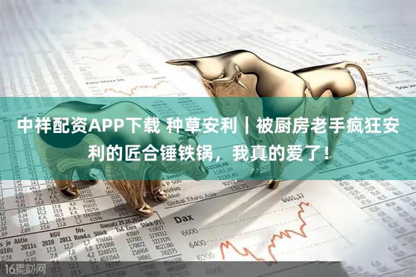 中祥配资APP下载 种草安利｜被厨房老手疯狂安利的匠合锤铁锅，我真的爱了！
