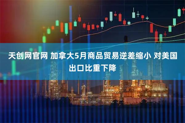 天创网官网 加拿大5月商品贸易逆差缩小 对美国出口比重下降