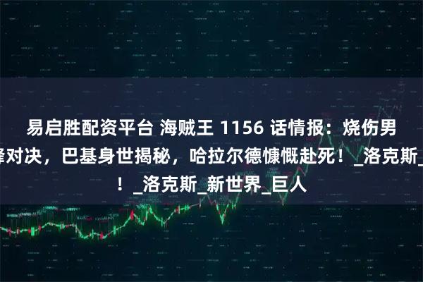 易启胜配资平台 海贼王 1156 话情报：烧伤男与藤虎的巅峰对决，巴基身世揭秘，哈拉尔德慷慨赴死！_洛克斯_新世界_巨人